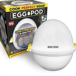 Egg Pod Microwave Egg Cooker for 4 Eggs